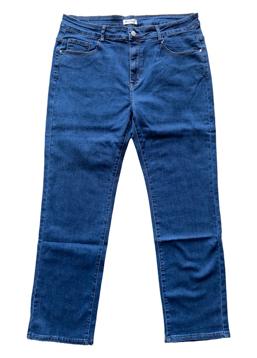 Nagymeretu noi farmer, egyenes szaru, elasztikus farmer, sotetkek