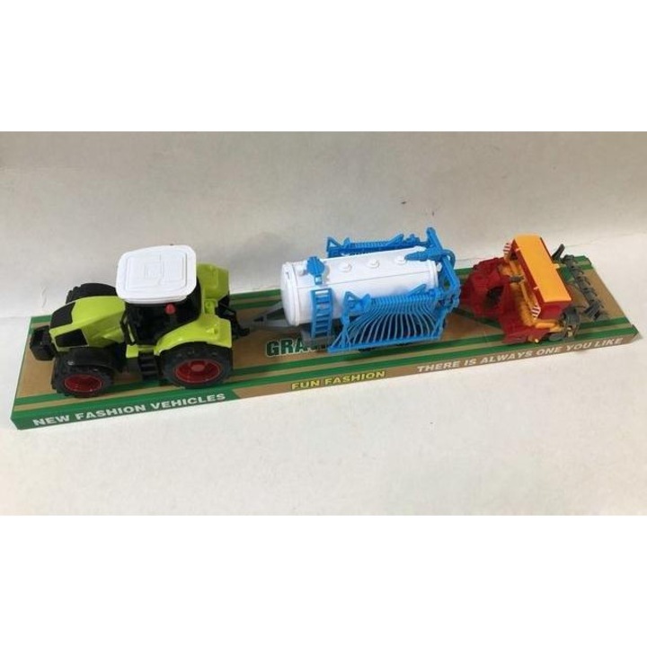 Figurina tractor agricol Macyszyn Toys educational multicolor 11x58.9cm