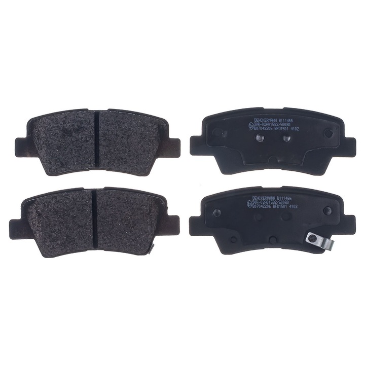Hátsó fékbetétek B111466 DENCKERMANN