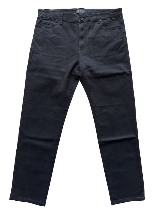 Мъжки дънки, Големи Размери, Прави, Черни