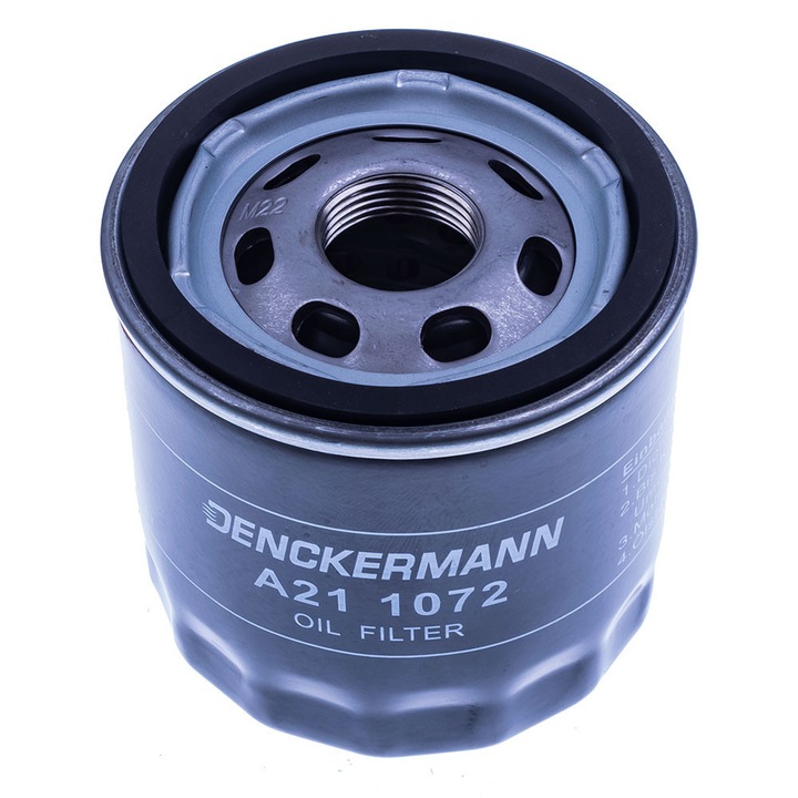 Olajszűrő Denckermann A211072, M22x1.5, 92mm magasság, 76mm külső átmérő