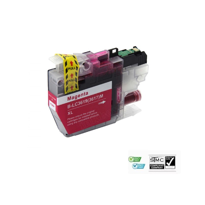 Kompatibilis tintapatron LC-3619XL LC3619XL magenta, 18 ml, BROTHER MFC-J2330DW, MFC-J3530DW, MFC-J3930DW
