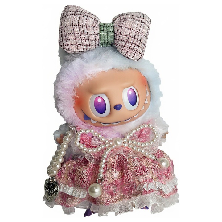 Комплект аксесоари за дрехи Labubu многоцветни, 15/17см