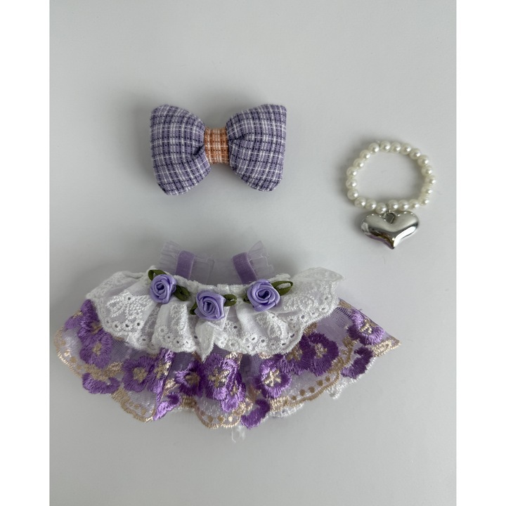 Labubu ruha kiegészítő szett, sokszínű, 15/17cm