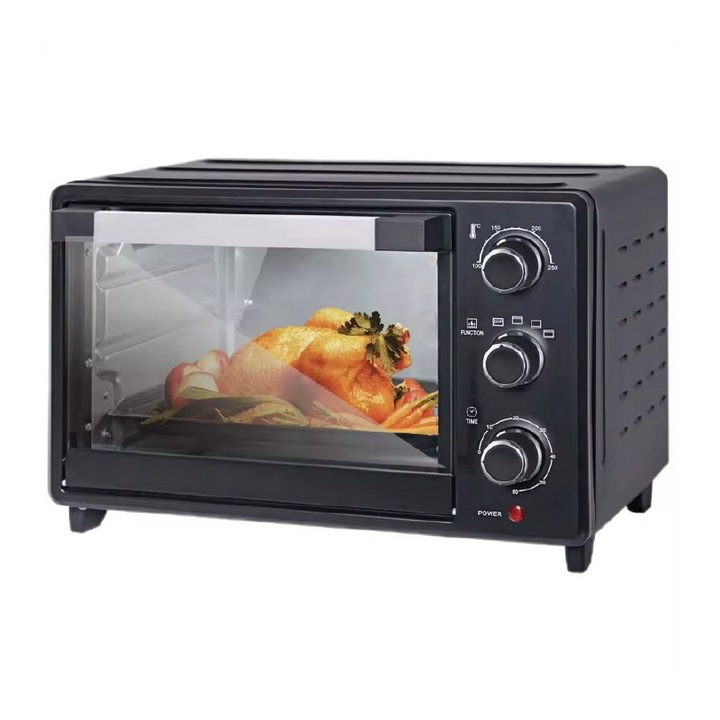 Cuptor Electric de Bucatarie SUPER TRENDS, 48L, 2600W, Negru, 58x39x36cm