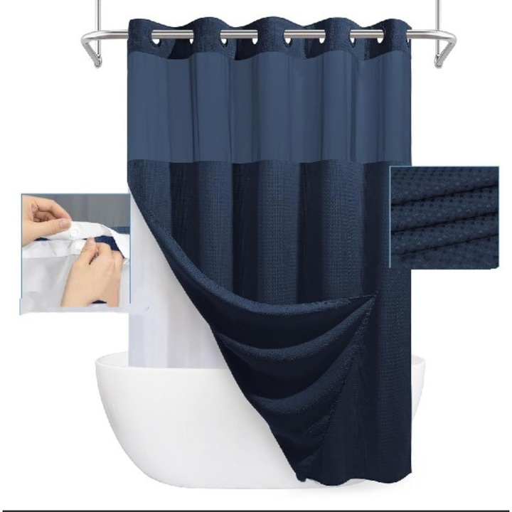 Perdea dus, rezistenta la apa, dubla, HOME & MARKER®