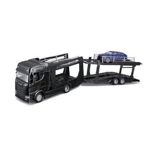 Camion Scania 770S In Scala 1:43 Bburago (18-31468) Con E-bach, Modello In Metallo