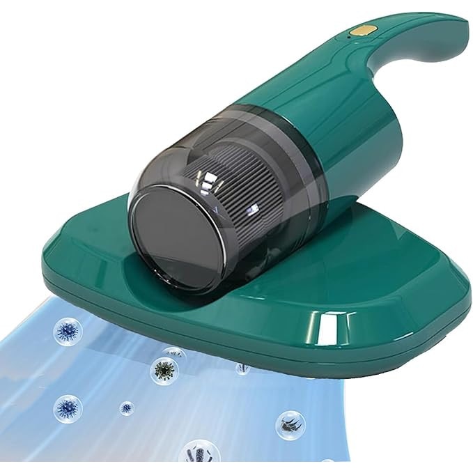 Aspirator anti-acari, aspirator portabil pentru saltele, putere de aspiratie 5000pa, fara fir, design ergonomic