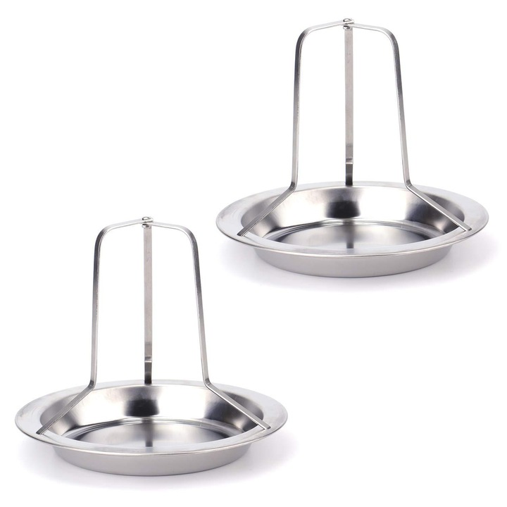 Set de 2 suporturi de baie cu ventuze de 30cm, pentru cada si dus