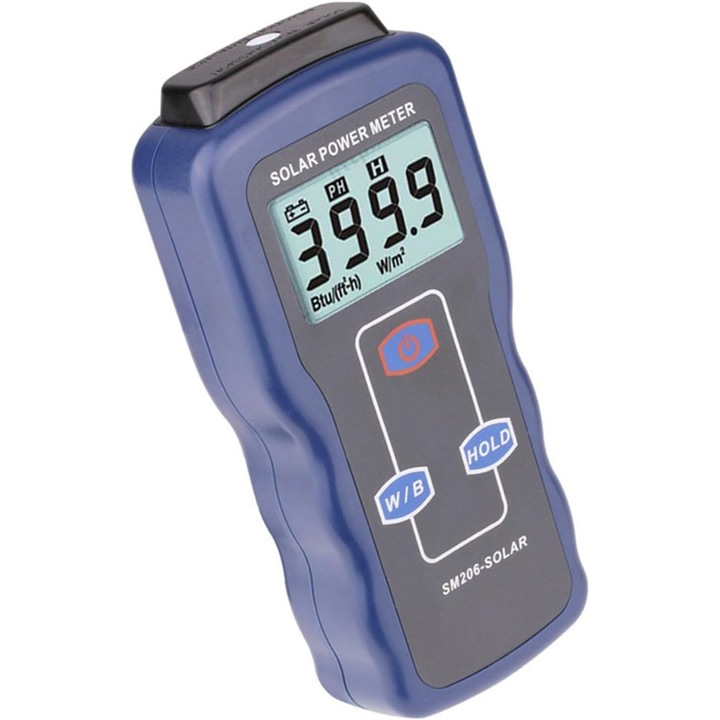 Aparat de masura solara SM206, masurare precisa a radiatiei solare, utilizare in aer liber, usor, durabil