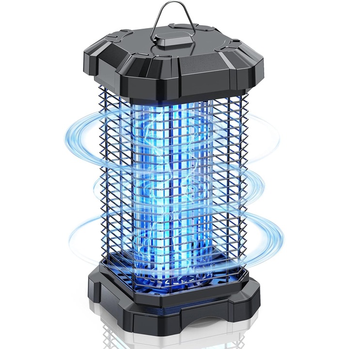 Capcana electrica pentru tantari, 4200V, 18W, impermeabila, design convenabil, pentru interior si exterior