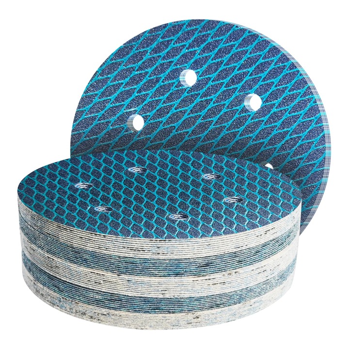 Set 50 discuri abrazive 150mm, 150 grit, 6 gauri, forma diamant, pentru slefuit