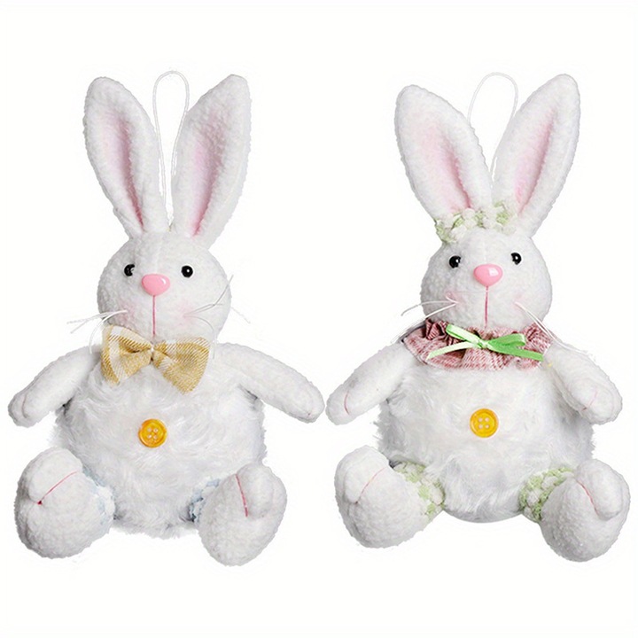 Papusa iepuras de Paste, decor interior, set decorativ