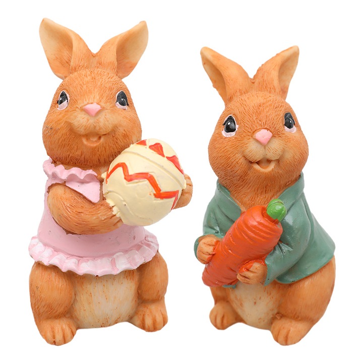Decoratiuni animale iepure de Paste, set, pentru gradini si terase