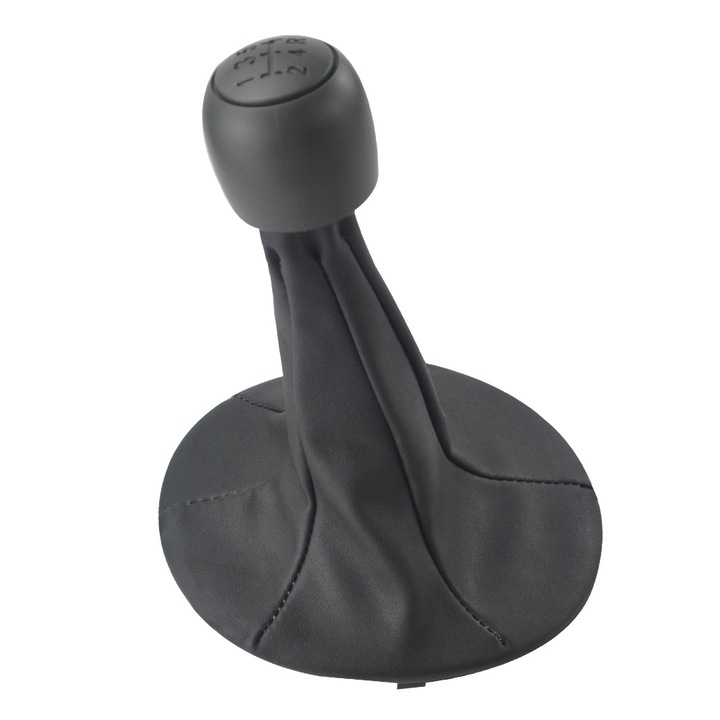 Set accesorii auto, manere schimbator de viteze cu husa din piele PU, pentru Fiat Panda 2003-2012