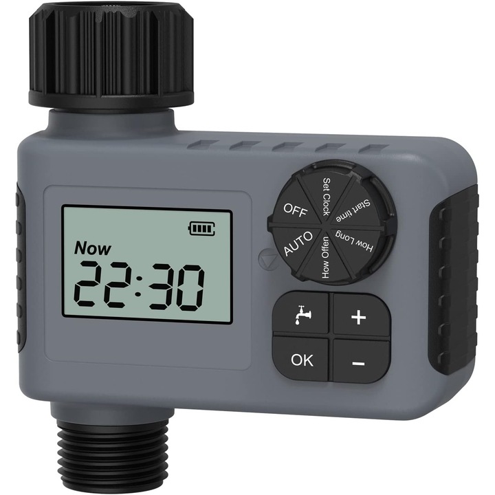 Programator stropire automat pentru balcon, sistem de irigare inteligent, controlat de ploaie, cu blocare de siguranta