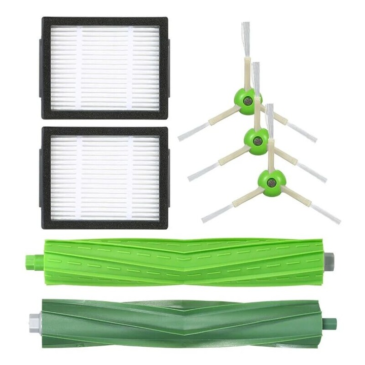 Set accesorii pentru aspirator, 1 perie laterala + 2 filtre + 2 perii rotative
