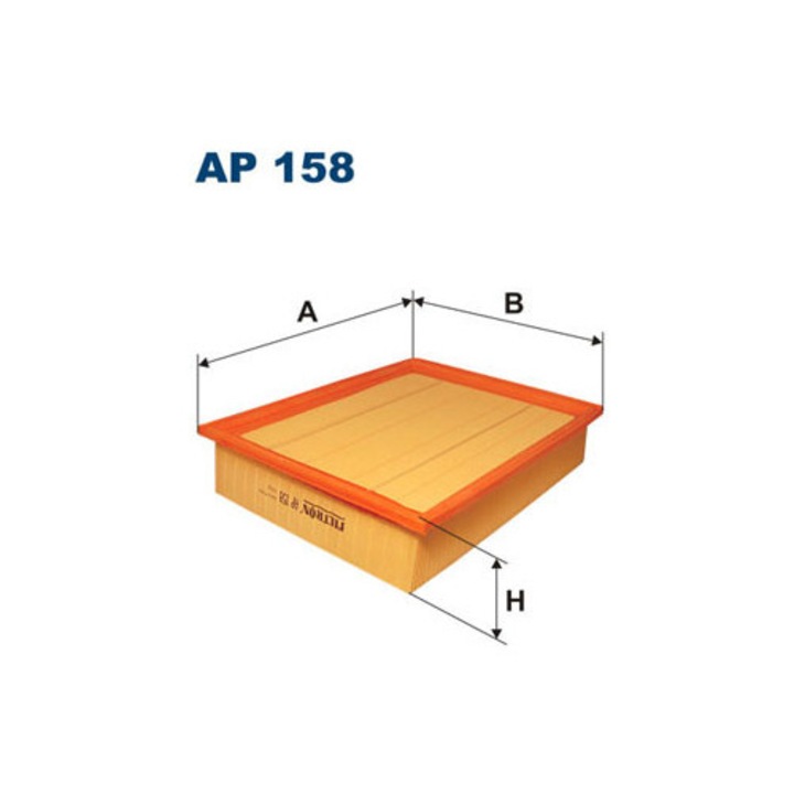 Légszűrő FILTRON AP158, 329x265x69mm