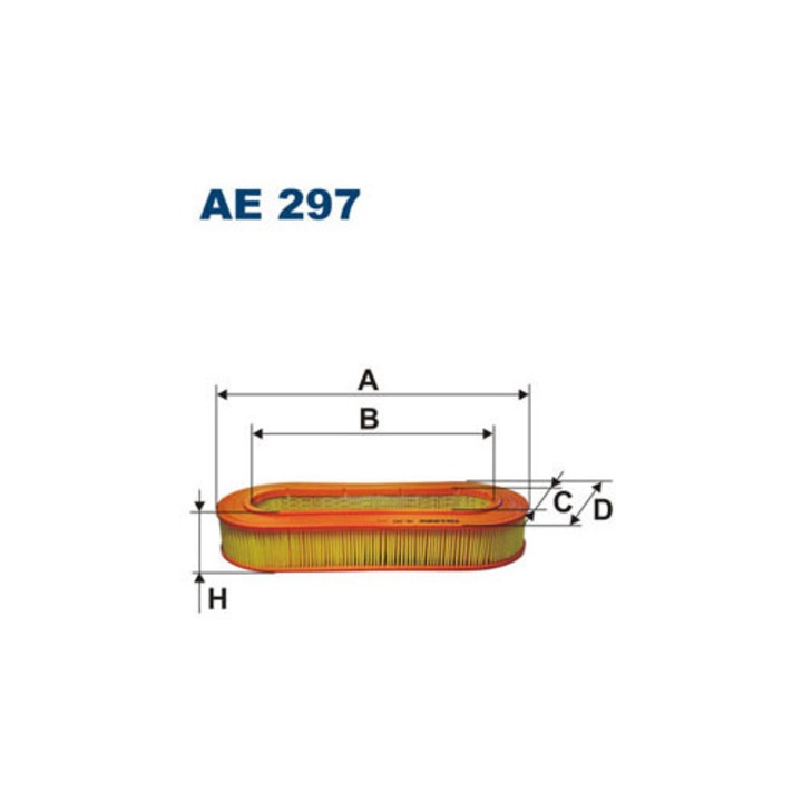 Въздушен филтър FILTRON, 328x418мм, 101x191мм, височина 70мм