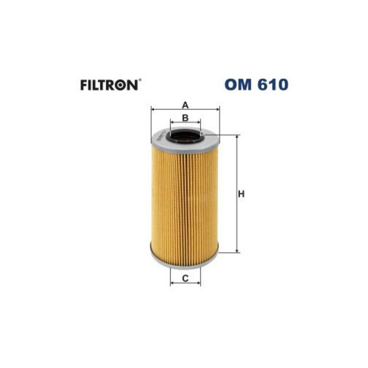 Filtru ulei FILTRON, 82x174mm, diametru interior 37mm