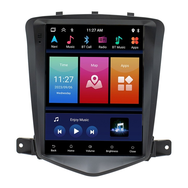 Sistem audio auto 2+64G Android 13, touchscreen 9.7 inch, GPS, Bluetooth, pentru Chevrolet Cruze J300 2008-2012