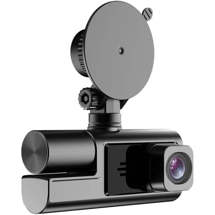 Camera auto DVR Full HD, 140° unghi larg, senzor G, inregistrare in bucla
