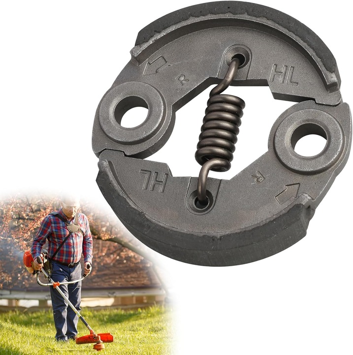 Clutch metal pentru motocoase, 43CC-52CC, design durabil, instalare simpla