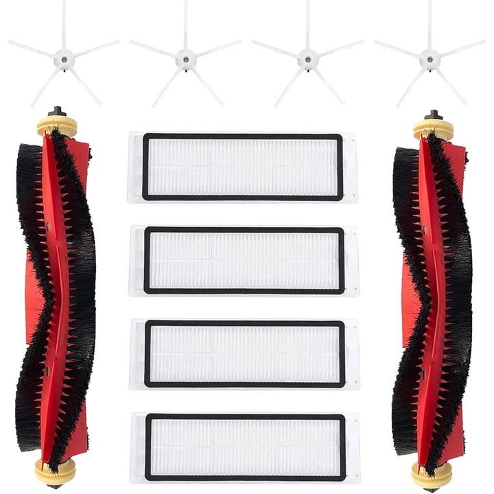 Set 10 piese de schimb pentru aspiratoare Xiaomi Roborock S5 Max/S6 Pure/S6 MaxV, filtru HEPA, perii, lavabile