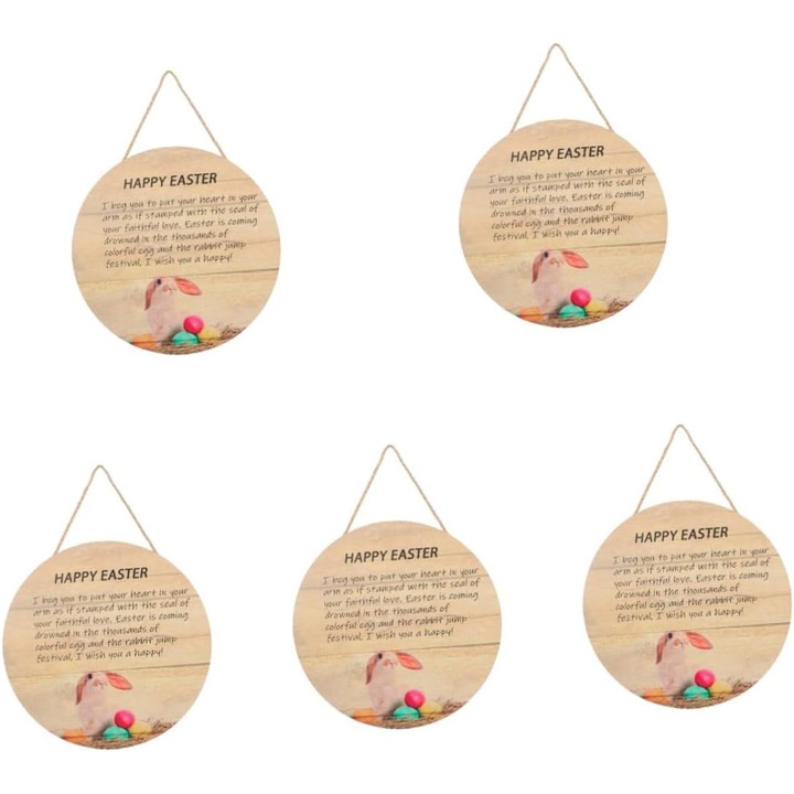 Decoratiuni de Paste, semne de perete, pandantive pentru usa, set de bun venit