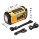 Radio portabil SH-906 10000mAh cu solar, lumina de citit, SOS, compas, incarcator telefon, pentru supravietuire in aer liber