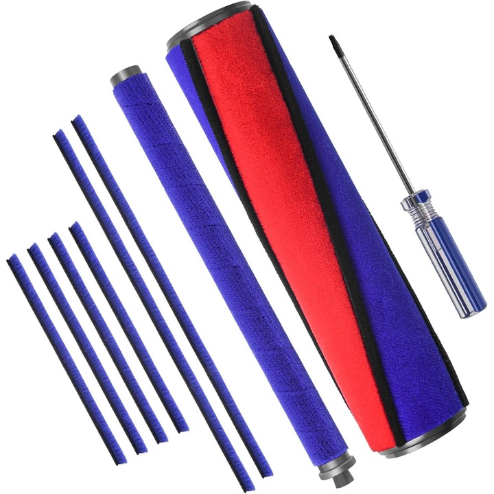 Rola de perie moale pentru aspiratoare Dyson V6 V7 V8 V10 V11, set de inlocuire pentru DC62 DC58 DC59 DC74