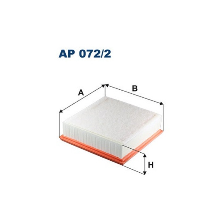 Légszűrő FILTRON AP072/2, 213x203x57mm