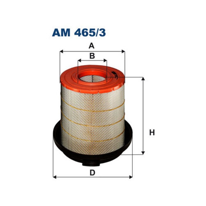Въздушен филтър FILTRON AM465/3, 125x282x351mm