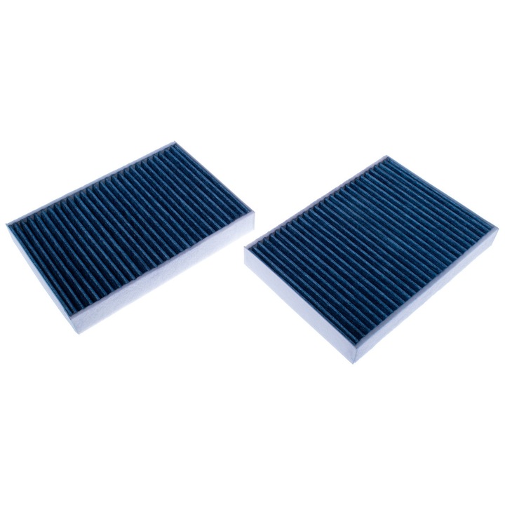 Denckermann M111000A utastérszűrő, 230x166x30mm, ezüstionokkal, mikroorganizmusok elleni védelem