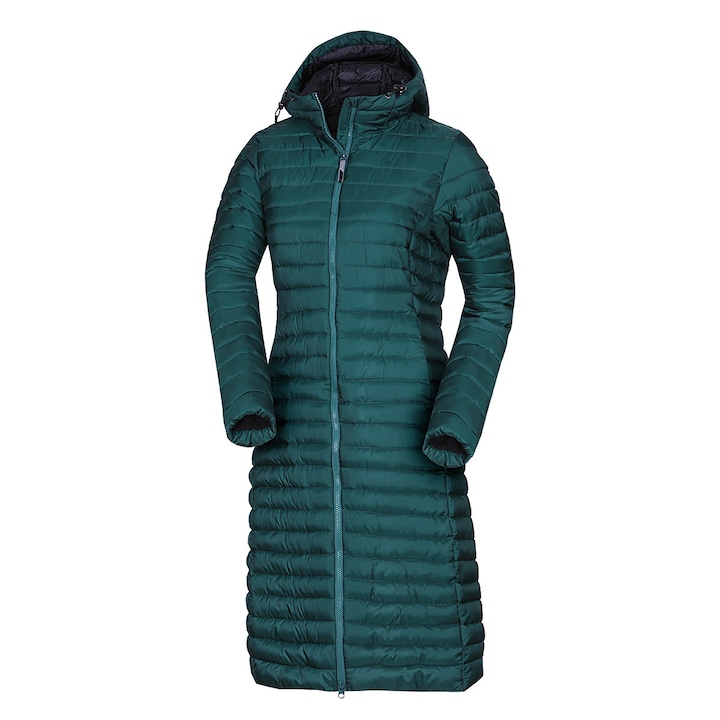 Дълго спортно яке за жени Bobbie, Тъмносин