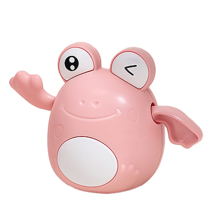 Set Jucarii de Baie pentru Copii, Broscuta Verde, Joaca cu Apa, 1 Bucata, Jucarie de Baie Sigura si Educativa pentru Baieti si Fete