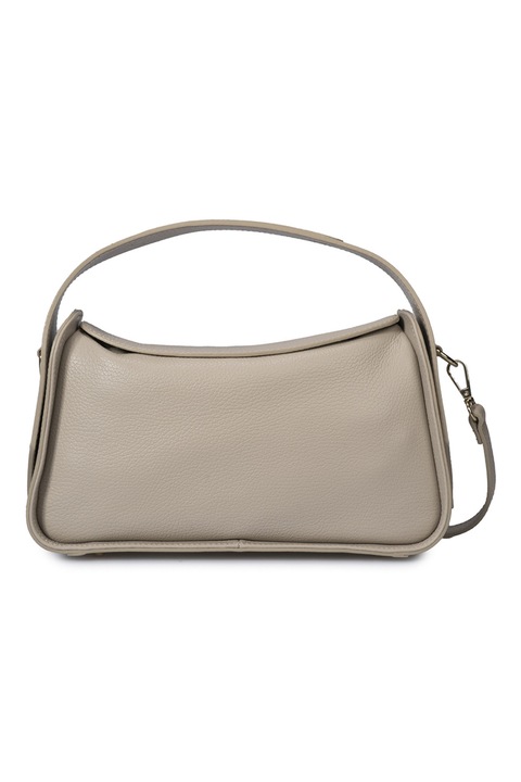 Massimo Castelli, Geanta crossbody din piele, Maro taupe deschis