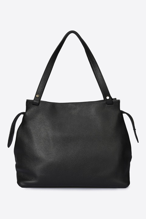 Massimo Castelli, Egyszínű válltáska cipzárral, Fekete