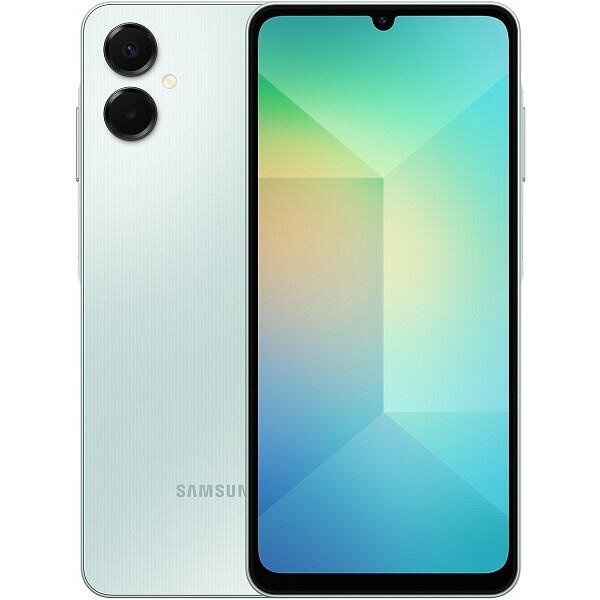 Telefon mobil Samsung Galaxy A06, Dual SIM, 128GB, 4GB RAM, 5G, 6.7 inch, Light Green