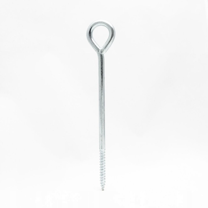 Set 20 Surub Cu Ochet Pentru Lemn, BKShop, Diametru 12 mm, Lungime 160 mm, Otel Zincat, Rezistenta La Conditii, Pentru Lemn Si Constructii, Punct De Prindere Solid, 12 mm x 160 mm