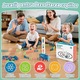 Trenulet de jucarie domino, DONFANLIA®, Cu accesorii, 180 piese, Cu lumini, Cu efecte sonore, Trenuri educative interactiv, Coordonarea mana-ochi, set, 3-7 ani, Albastru