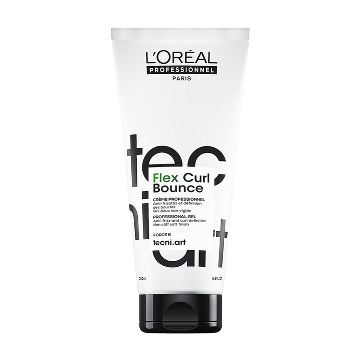 Crema profesionala de styling L’Oreal Professionnel Tecni.Art Curl Bounce, pentru bucle definite, anti-umiditate & anti-frizz, 200ml