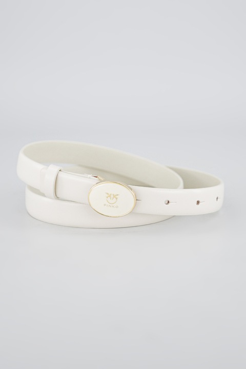 Pinko, Тънък кожен колан с тока с щифт, 94