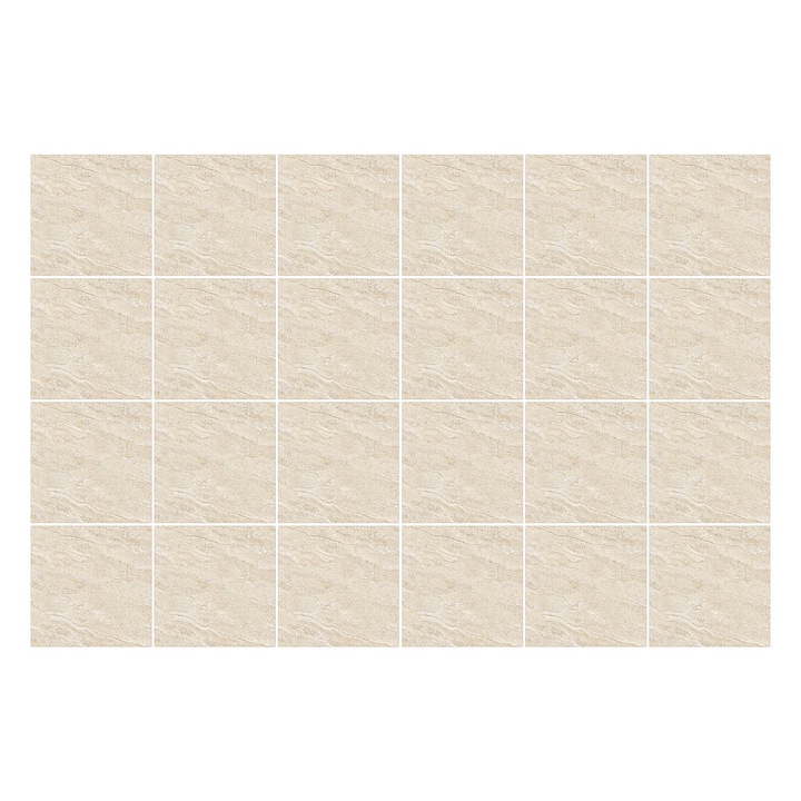Öntapadós csempe matrica, Wallfluent, Homokkő szerkezet, Krémszín, 10x10 cm, 24 darab, Dekorációs, 010140070180000283311