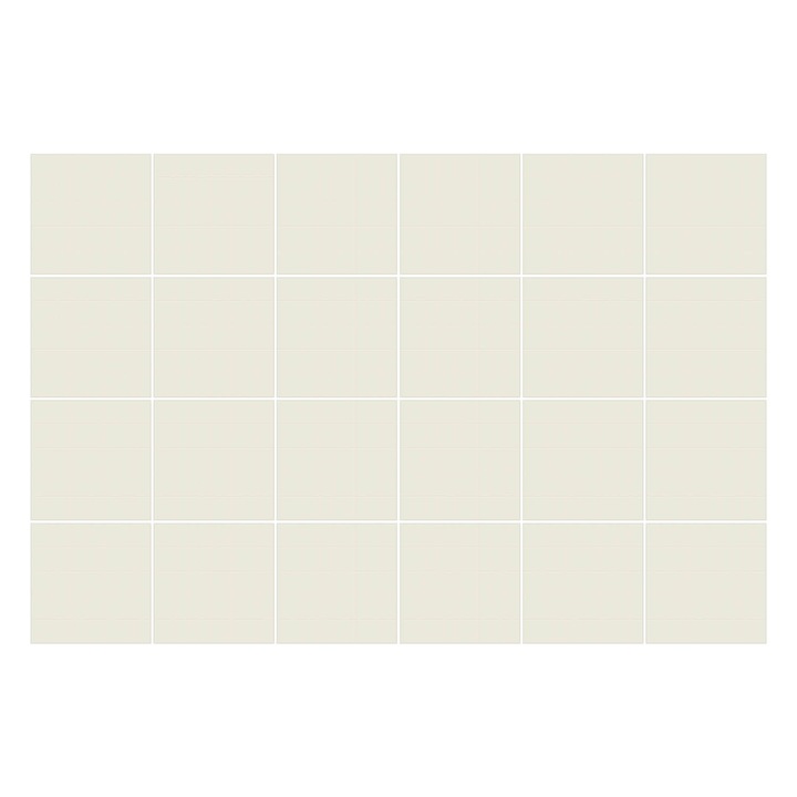 Öntapadós csempe matrica, Wallfluent, Téglalap alakú világos csempe, Krémszín, 10x10 cm, 24 darab, Dekorációs, 010140070180000283355