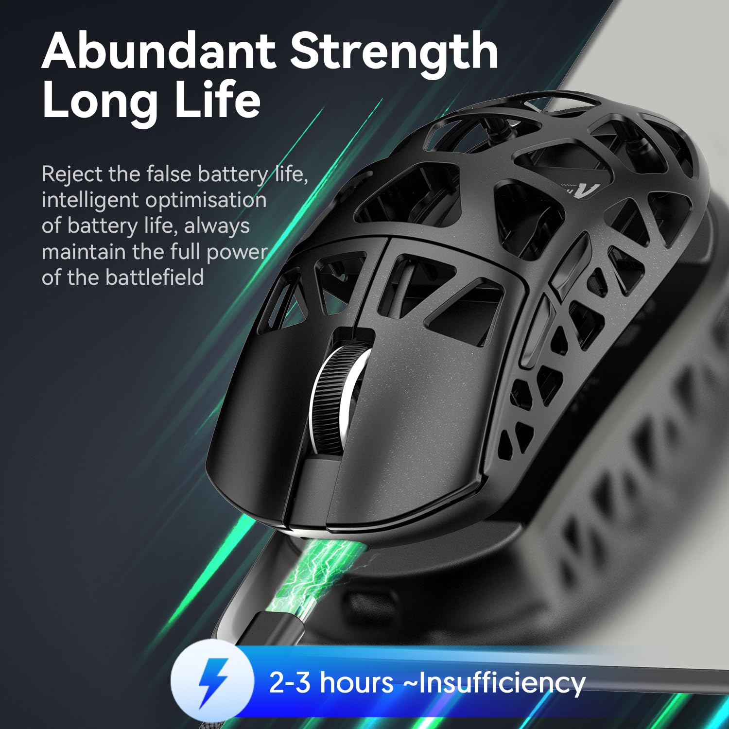 マウス・トラックボール ATTACK SHARK R3 Mouse de gaming wireless ATTACK SHARK R3, 46g, superusor, din