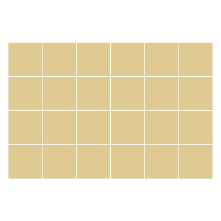 Autocolante gresie si faianta, Wallfluent, Culoare galben pastel, Galben deschis, 20x20 cm, 24 bucati, Decorative, 0101400702900ccfef6c7