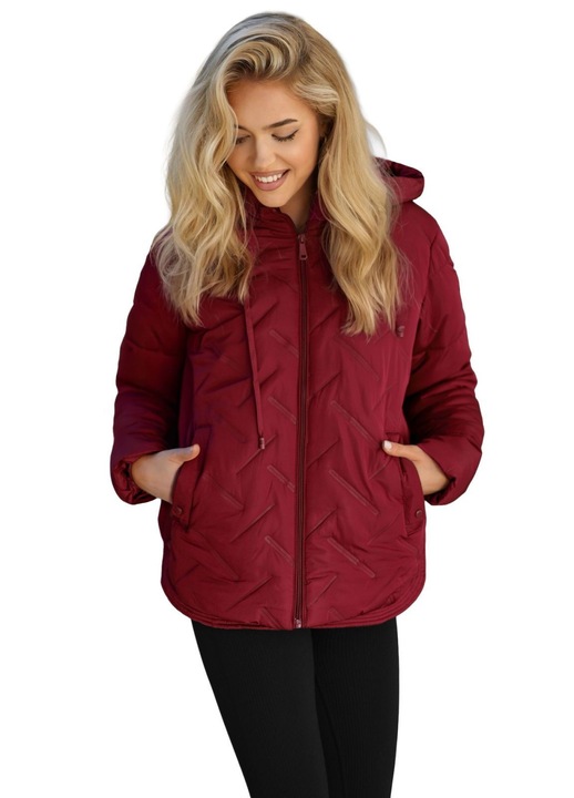 Női dzseki OZONEE JS/16M9300, Bordó