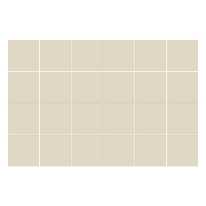 Autocolante gresie si faianta, Wallfluent, Culoare Bej, Bej sampanie, 10x10 cm, 24 bucati, Decorative, 0101400701800ccebe0cc