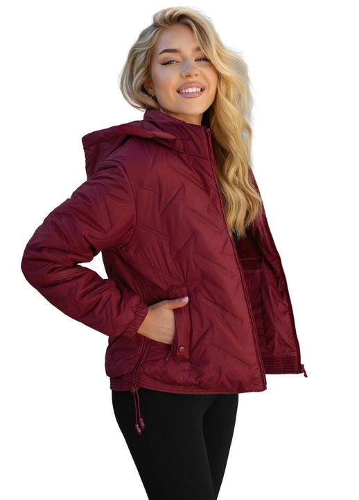 Дамско яке OZONEE JS/16M9315, Бордо